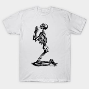 Skeleton Prays T-Shirt